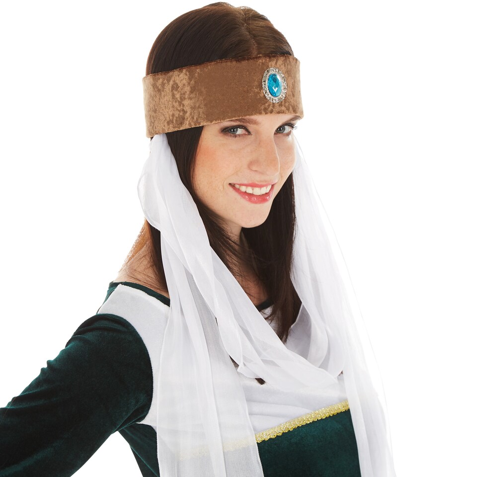 image 1 of Womens Eastern Lady Costume | Black | black/white | 2XL | 1