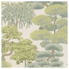AS Creation Cuba II Tree Canopy Wallpaper | Green | Green | 1