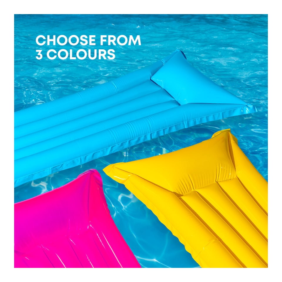 image 1 of Inflatable Water Lounger Mat - Pink