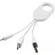 image 1 of Bullet The Troop 3-in-1 Charging Cable - White - One Size