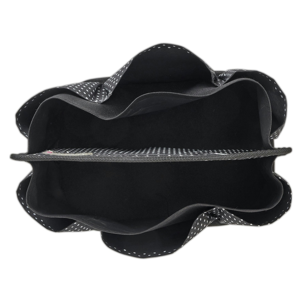 image 1 of Papermania Craft Storage Caddy, Liquorice Dot, Black / White, 27 x 32cm