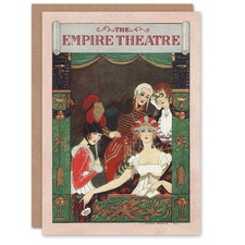 George Barbier Art Card The Empire Theatre Vintage Advert