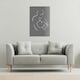 image 1 of Drawing of a couple in one line (Canvas Print)
