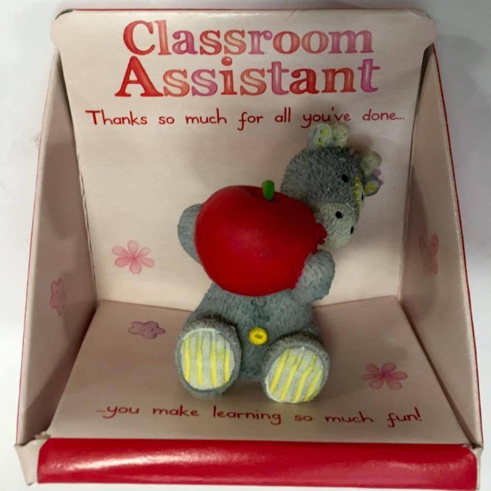 image 1 of Classroom Assistant Captioned JoJo Giraffe Resin Figurine Elliot and Buttons