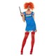 image 1 of Chucky Womens/Ladies Costume | Blue | Blue | L | 1