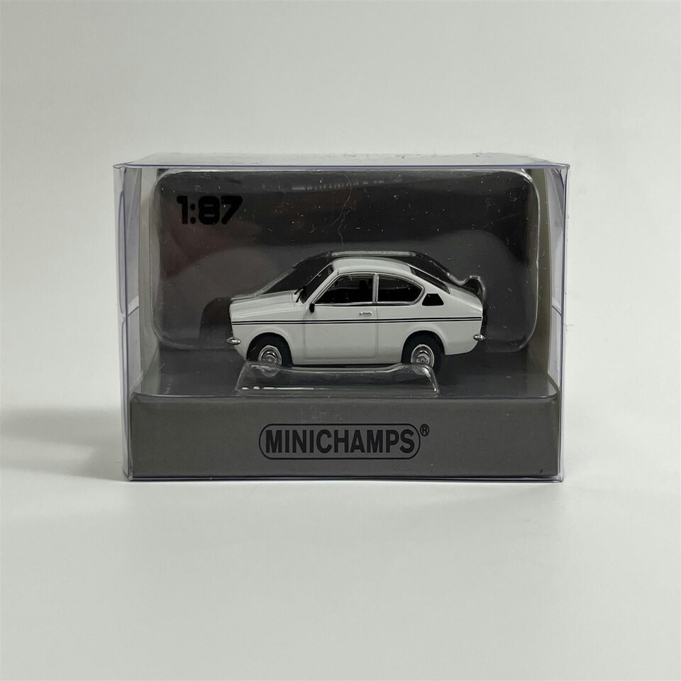 image 1 of Opel Kadett Coupe 1973 White 1:87 Scale Minichamps 870040122