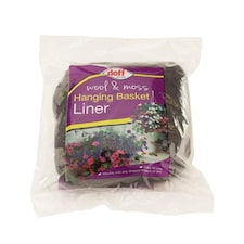 Doff Hanging Basket Liner - Brown - One Size