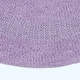image 2 of Homescapes Luxury Reversible Round Bath Mat - Lilac Purple