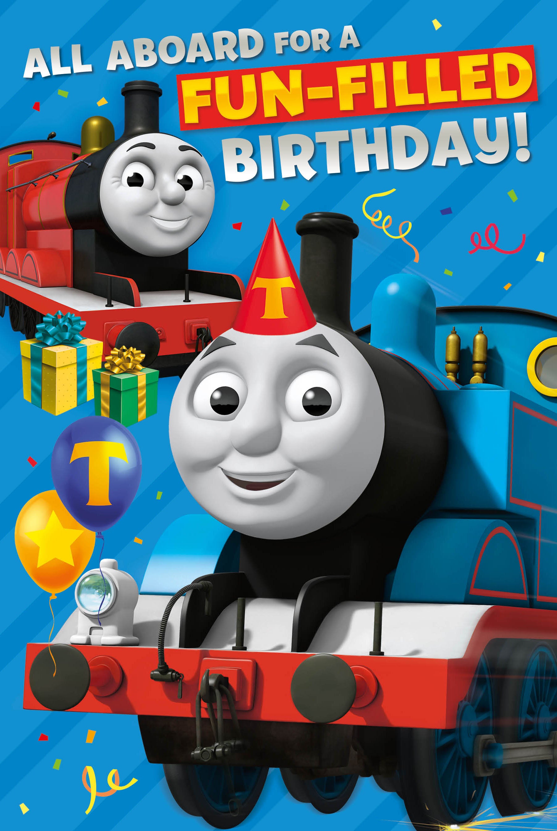 4th Birthday Thomas & Friends Birthday Card (253771) - Character Brands - View #6