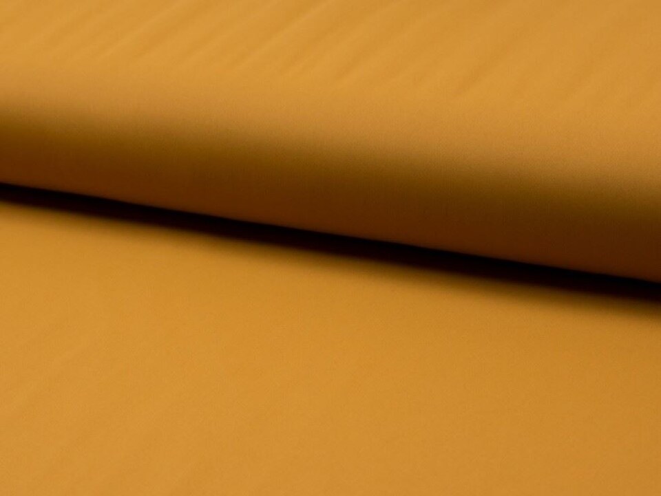 Gold Stretch Woven Soft Shell Coating Fabric for Dressmaking, 145cm / 57" Wide - per metre