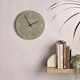 image 2 of Interval Resin Wall Clock 30cm - Pewter Grey | Pewter