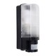 image 1 of ValueLights Griffin Outdoor IP44 Rated PIR Motion Sensor Bulkhead Wall Light & Cool White LED Bulb | Black