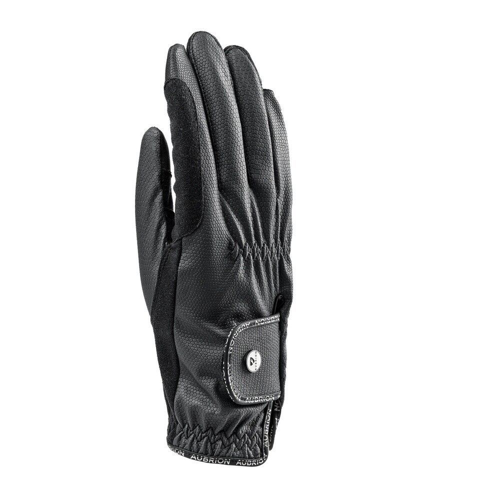 image 1 of Aubrion Womens/Ladies Stadium Riding Gloves - Black - XS Black | XS