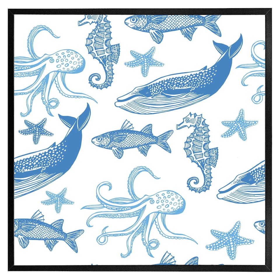 image 1 of Sealife (Picture Frame) White | L