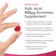 image 2 of Folic Acid Pregnancy Gummies High Strength Folate
