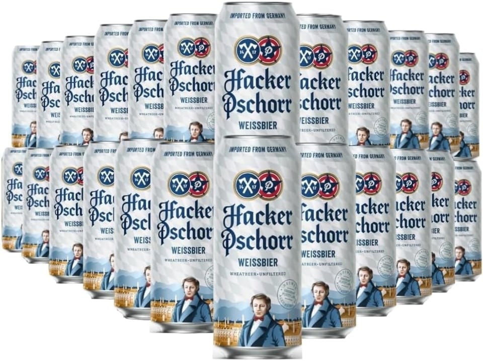 image 1 of Hacker Pschorr Weissbier 24 x 500ml cans
