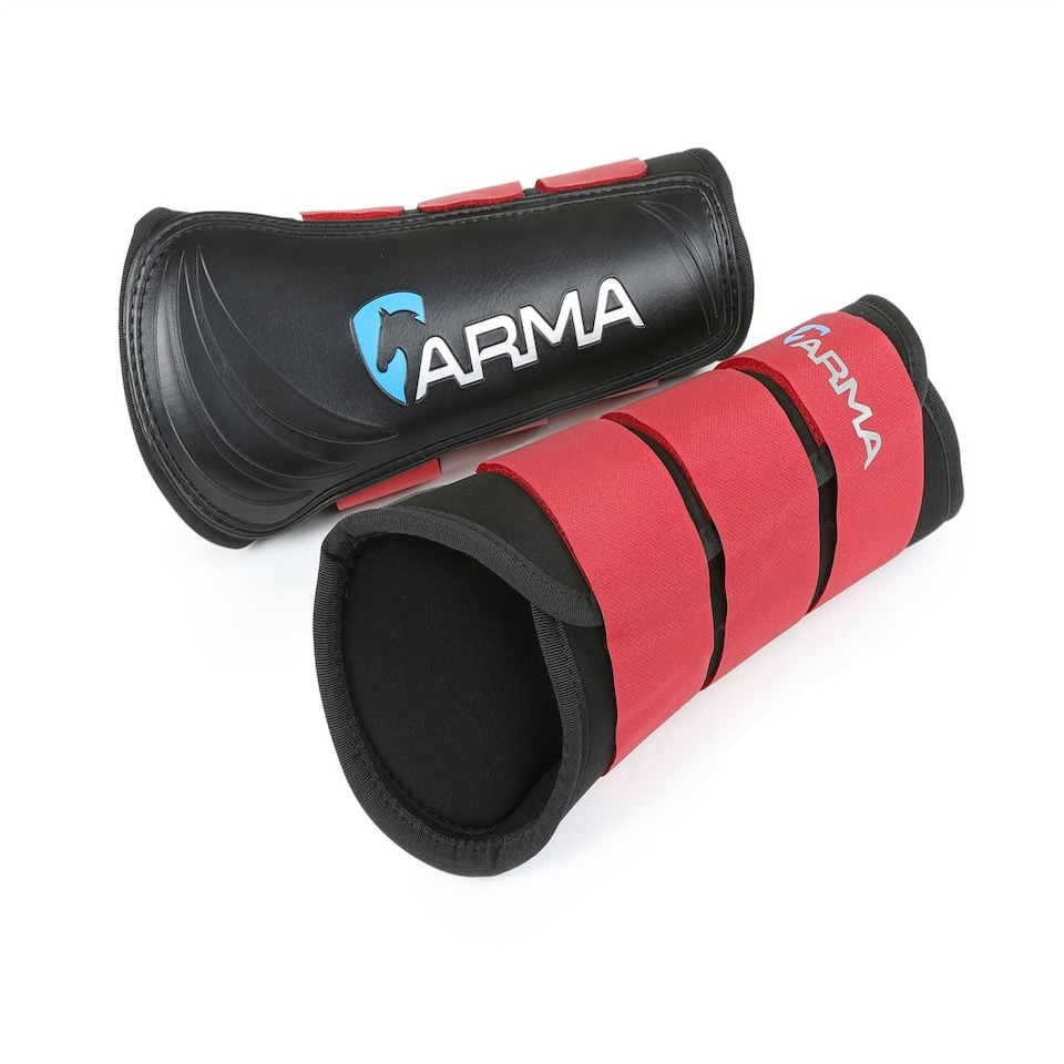 image 1 of Shires ARMA Neoprene Brushing Boots Black | Size: Small Pony
Colour: Black