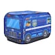 image 1 of Living and Home Foldable Police Truck Pop-Up Tent Playhouse for Kids - Blue Blue