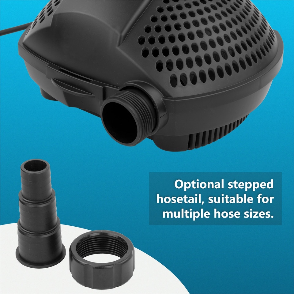image 1 of Pisces Pond Filter Eco Pump 3300 Filtration Water Garden Feature Waterfall Flow