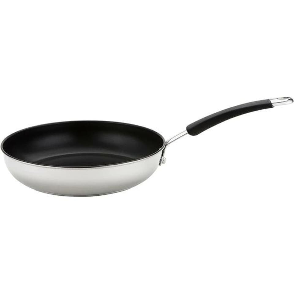 image 1 of Meyer 5 Piece Stainless Steel Induction Non-Stick Pan Set