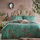 image 1 of furn. Vintage Chinoiserie Floral Exotic Super King Duvet Cover Set