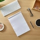 image 3 of Pack of 6 Rhino 8 x 6.5" 60 Leaf 8mm Lined Refill Pads