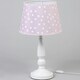 image 4 of BHS Glow Kid's LED Polka Dot Table Lamp, Pink