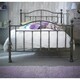 image 1 of 4ft 6" Double Elizabeth Black Nickel Metal Bed Frame - (149cm)