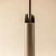 image 2 of Cosmic Dual Toilet Brush Holder with Durable Silicone for Bathroom, Beige