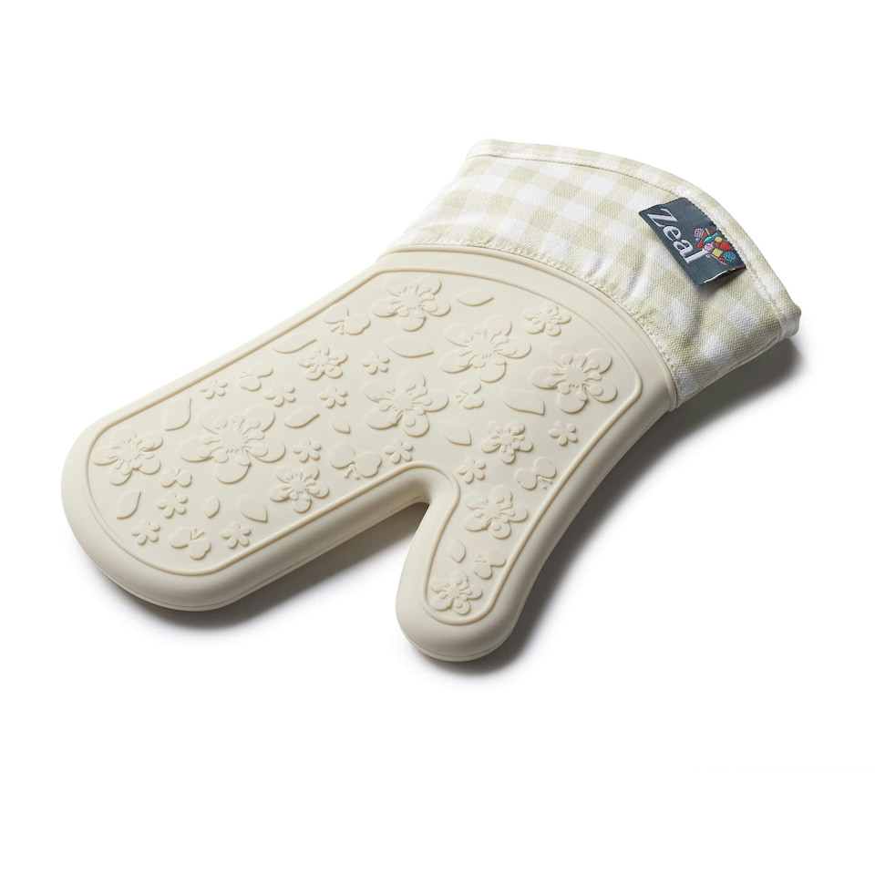 image 1 of Zeal Steam Stop™ Waterproof Silicone Single Oven Glove Cream