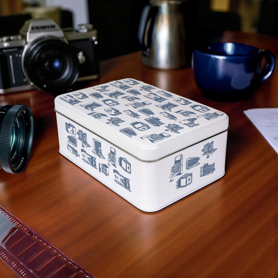 image 1 of Vintage Photography Storage Tin