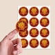 image 2 of Happy Chinese New Year 2024 Dragon Design Round Stickers 60mm - Sheet of 12