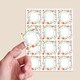 image 2 of Doctors Design 65mm Square Sticker sheet of 12