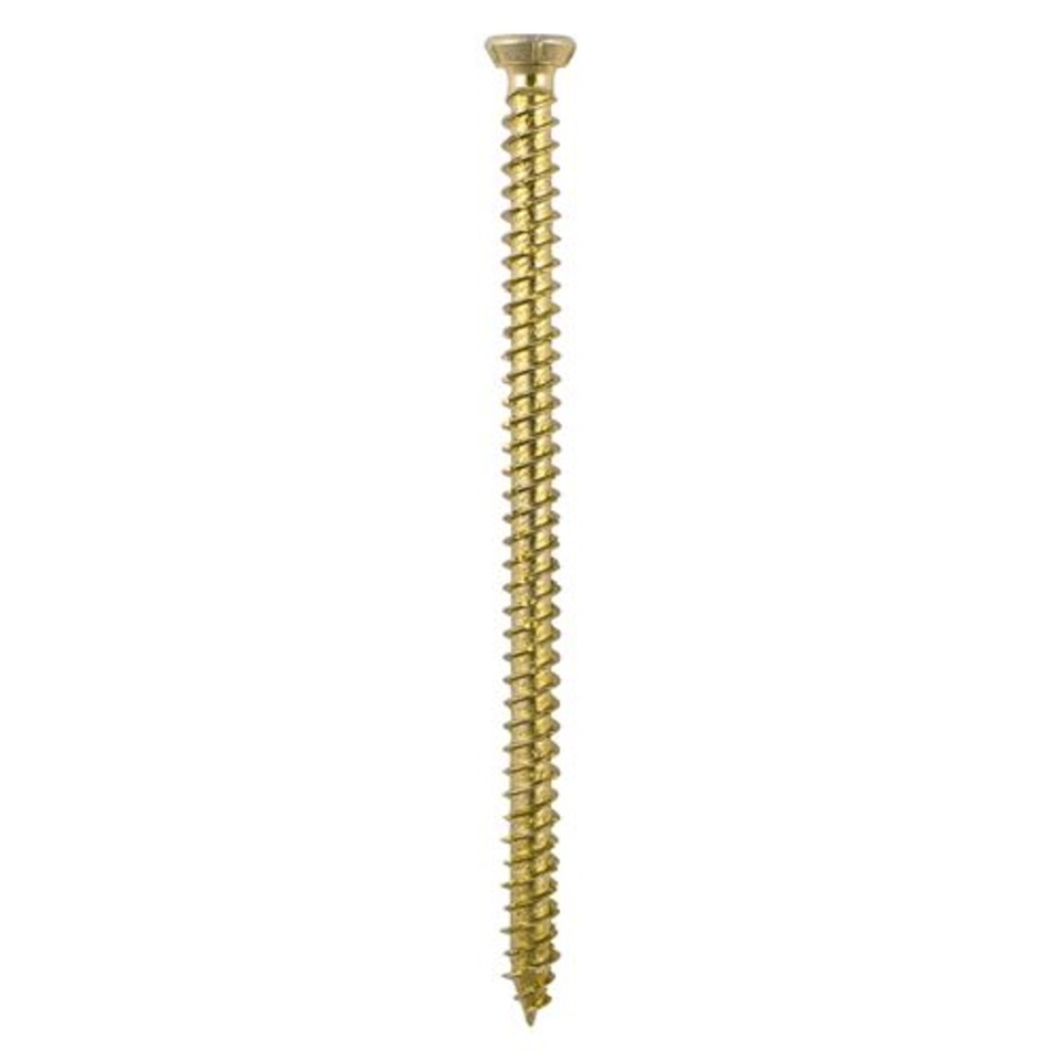 image 1 of Timco - Concrete Screws - TX - Flat Countersunk - Yellow (Size 7.5 x 120 - 100 Pieces)