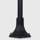 image 4 of ValueLights Black Outdoor Bollard Light with 6W Warm White Bulb | Black