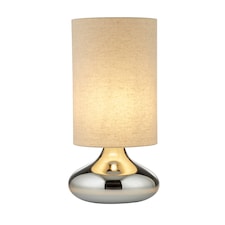 Cissy Dark Smokey Glass Table Lamp