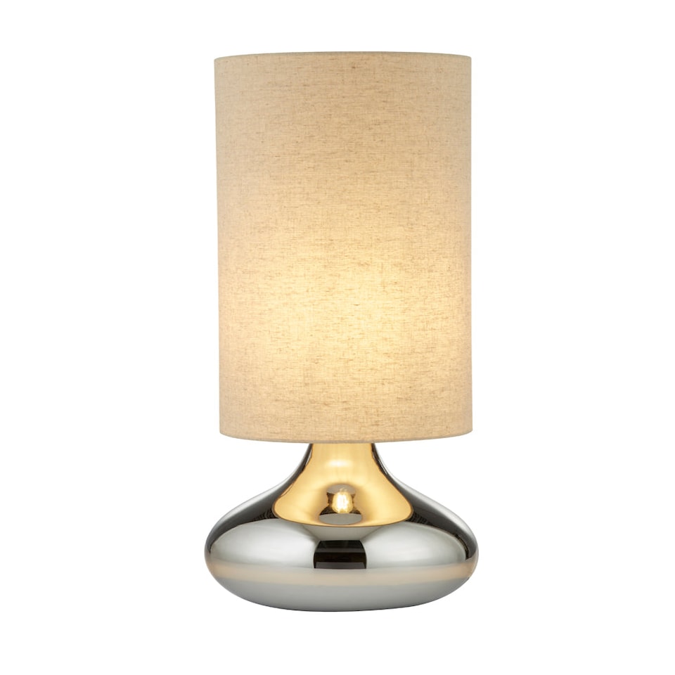 image 1 of Cissy Dark Smokey Glass Table Lamp