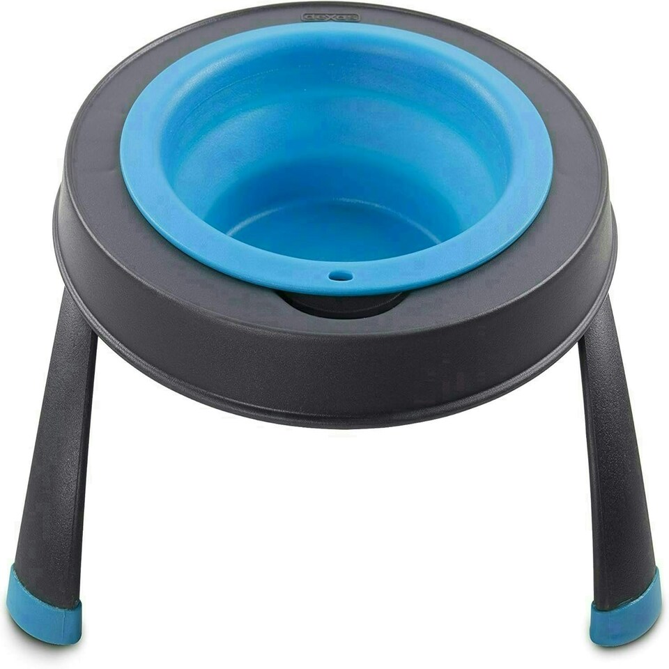 Dexas Single Elevated Feeder Pro Blue Blue