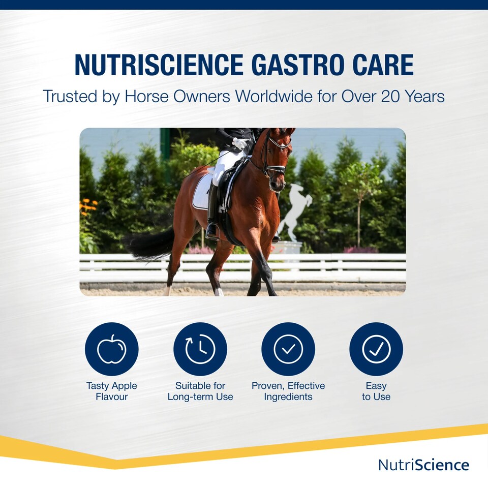 image 1 of NutriScience Horse Gastric Supplement Gut Ulcer Digestive Support Powder 1.8kg
