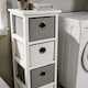 image 3 of Chest Of Drawers Wooden Hallway Storage Home Organiser Fully Assembled | White