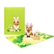 image 1 of Corgi Easter Bunny Ears 3D Pop Up Greeting Card
