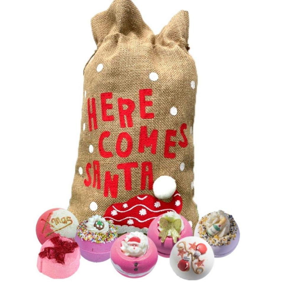 Bomb Cosmetics Here Comes Santa Sack Gift Set