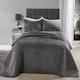 image 1 of Banbury Bedspread Silver Grey | Grey
