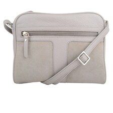 Eastern Counties Leather Womens/Ladies Margot Suede Handbag - Light Grey - One Size | Grey