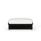 image 2 of Super Ortho Orthopaedic Black Naples Velvet Divan Set Small Double