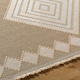 image 3 of LIVABLISS Mystery-Washable Modern Jute Rug 158 x 213 cm | Tan Beige Ivory
