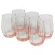 image 5 of Pasabahce Coloured Drinking Glasses Tumblers Set | Pink | Pink 240ml | Set of 6 | 6