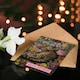 image 4 of Cat Lover Grey Tabby Laying Flower Meadow Woman Her Birthday Card