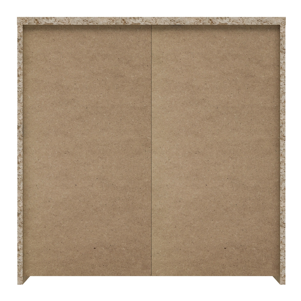 image 1 of Best Chest Storage Cabinet with 4 Doors in Artisan Oak/White