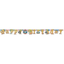 Amscan Pirate Happy Birthday Banner - Multicoloured - One Size